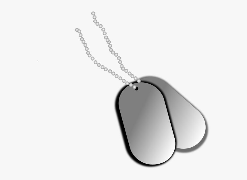 Dog Tag Military Dogs In Warfare Clip Art - Military Dog Tags Png, Transparent Png, Free Download