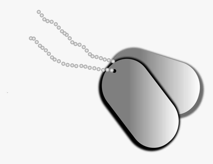 Dog Tag Puppy Military United States Army - Army Dog Tags Illustration, HD Png Download, Free Download