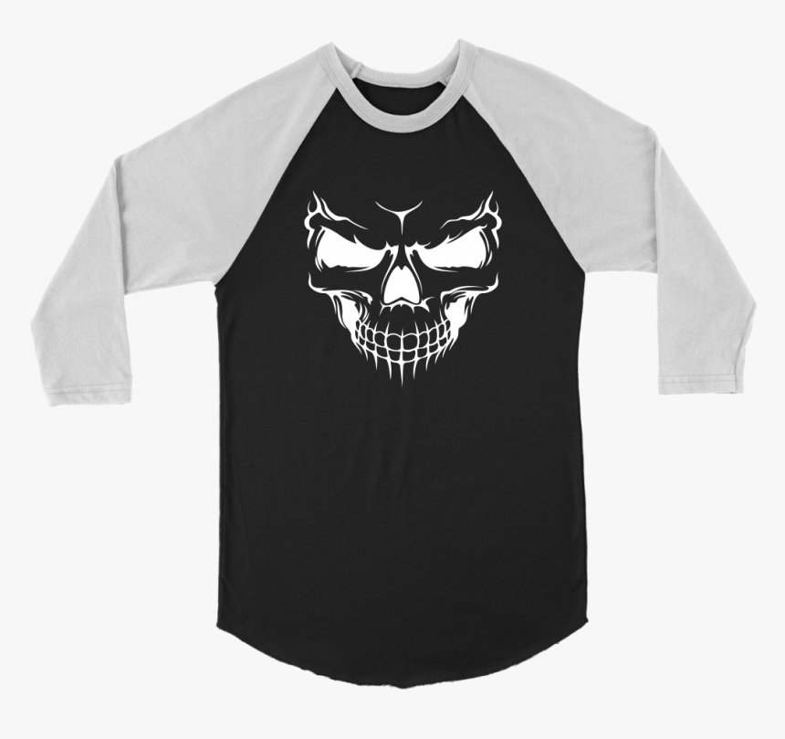 Smiling Skull Three-quarter Raglan - Survived The Battle Of Winterfell, HD Png Download, Free Download