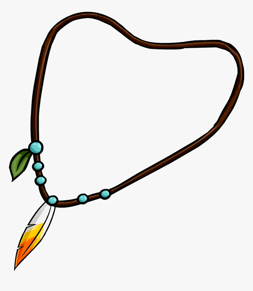 Feather Necklace Icon - Neckles Icon Png, Transparent Png, Free Download