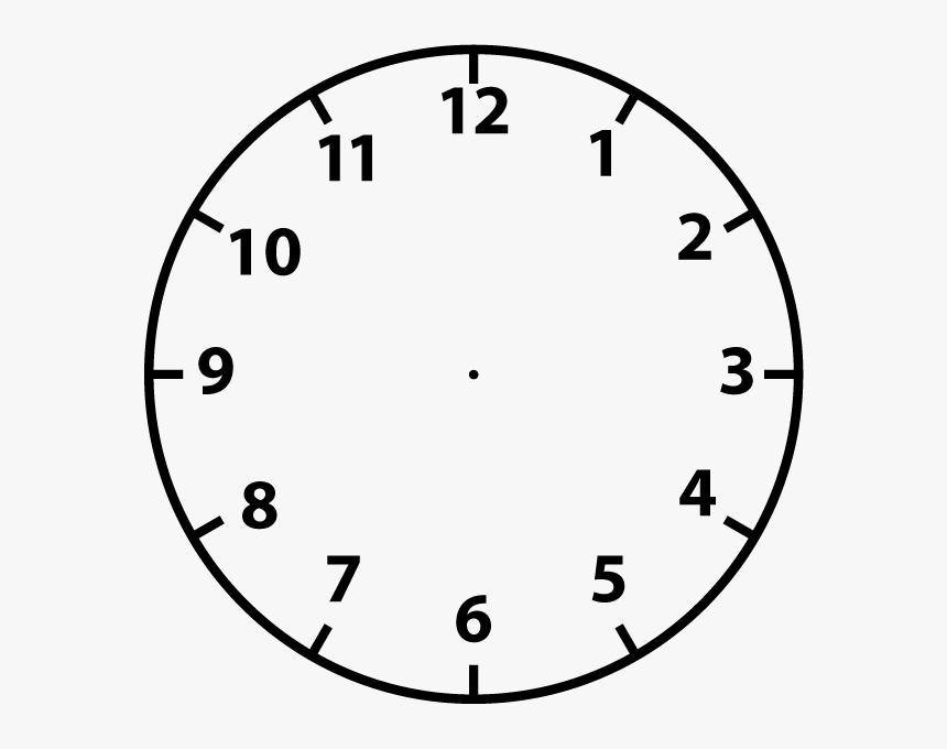 Clock Face Clip Art - Clipart Clock, HD Png Download, Free Download