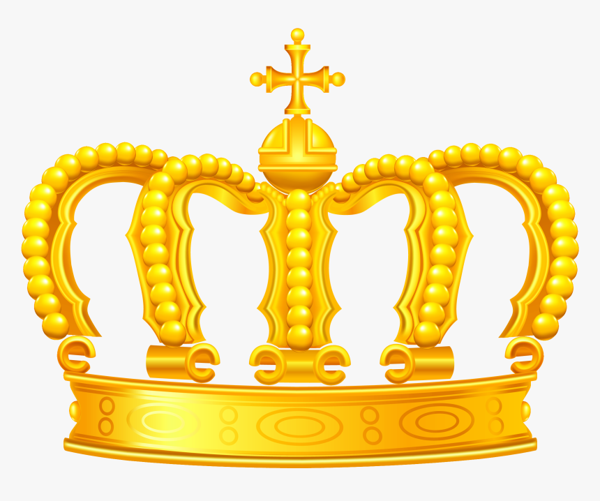 Crowns Clipart Transparent Background - Gold Crown Clipart, HD Png Download, Free Download