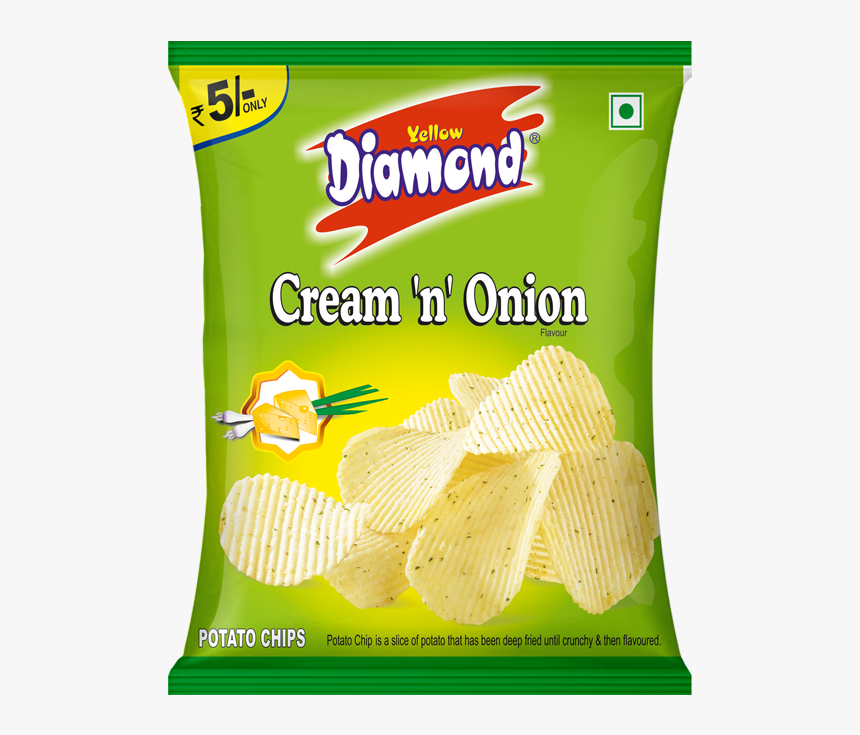 Yellow Diamond Potato Chips, HD Png Download, Free Download