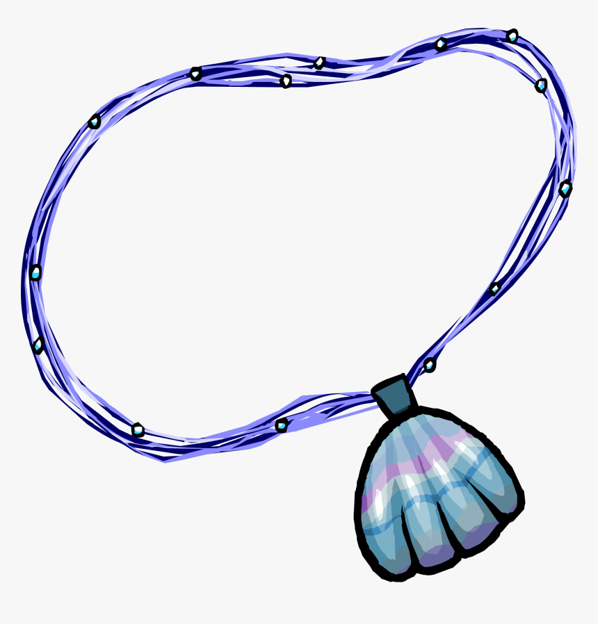 Shell Club Penguin Wiki - Club Penguin Shell Necklace, HD Png Download, Free Download