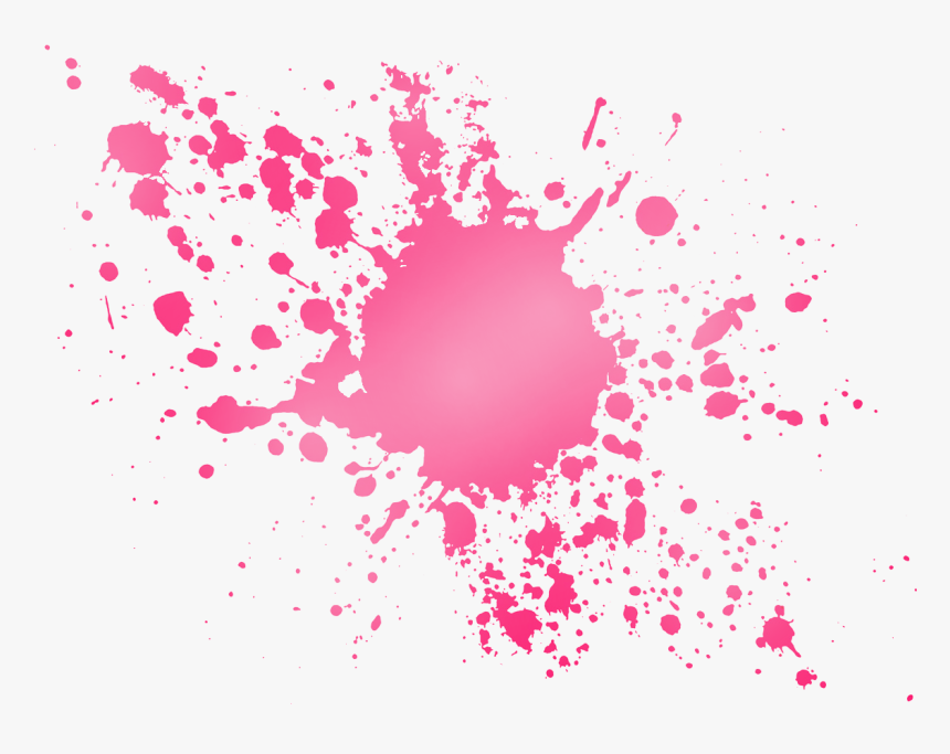 Pink Paint Splash Transparent Background, HD Png Download, Free Download