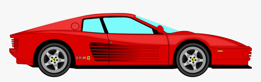 Car Clipart Ferrari Spa - Ferrari Cartoon Png, Transparent Png, Free Download