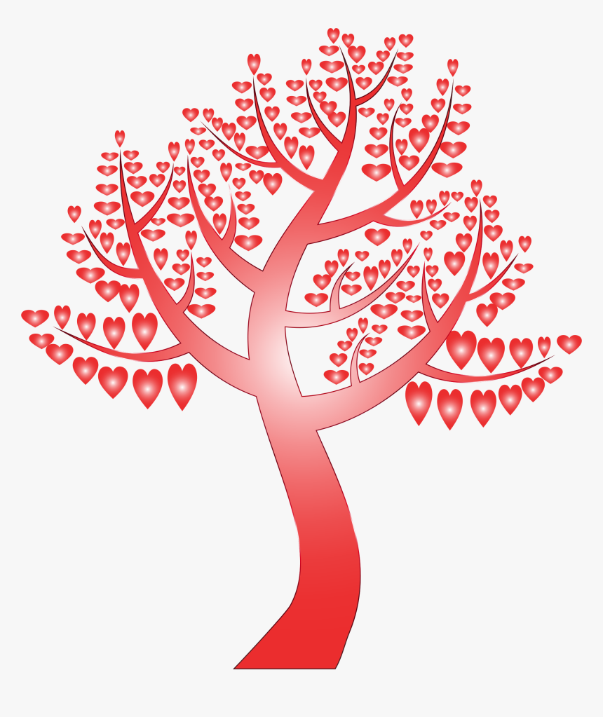 Transparent Heart Tree Png - Background Tree Clipart Png, Png Download, Free Download