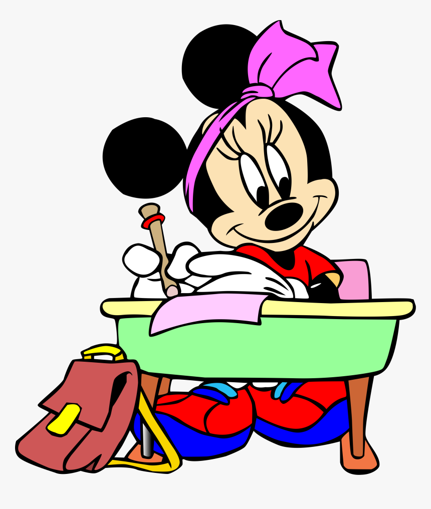 Minie Mouse 04 By Convitex - Minnie Mouse School, HD Png Download, Free Download