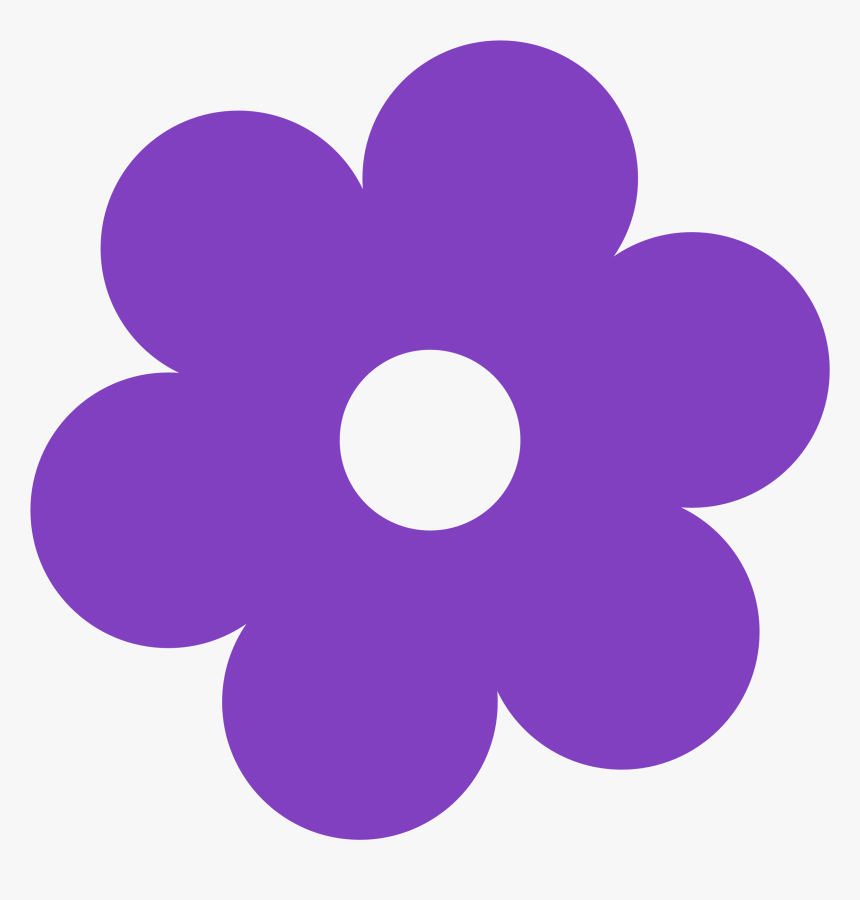 Flower Clip Art Images - Purple Flower Clipart, HD Png Download, Free Download
