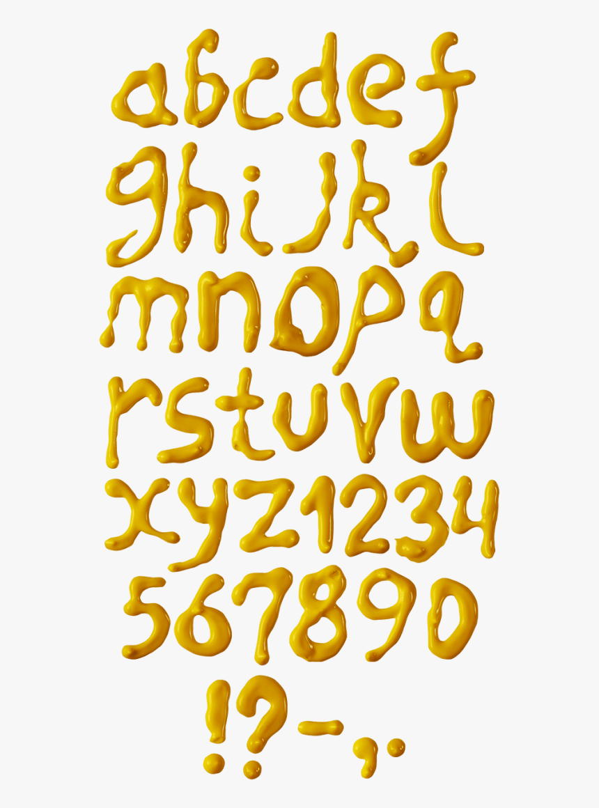 Oil Yellow Funny Font - Fonts, HD Png Download, Free Download