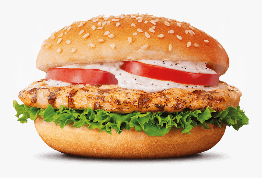 Berger Food Png - Chicken Burger Hd Png, Transparent Png, Free Download