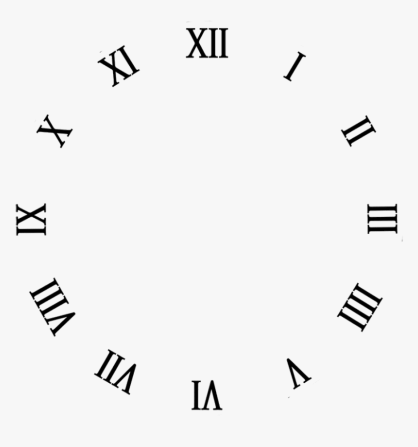 Transparent Broken Clock Clipart - Transparent Background Clock Face Png, Png Download, Free Download