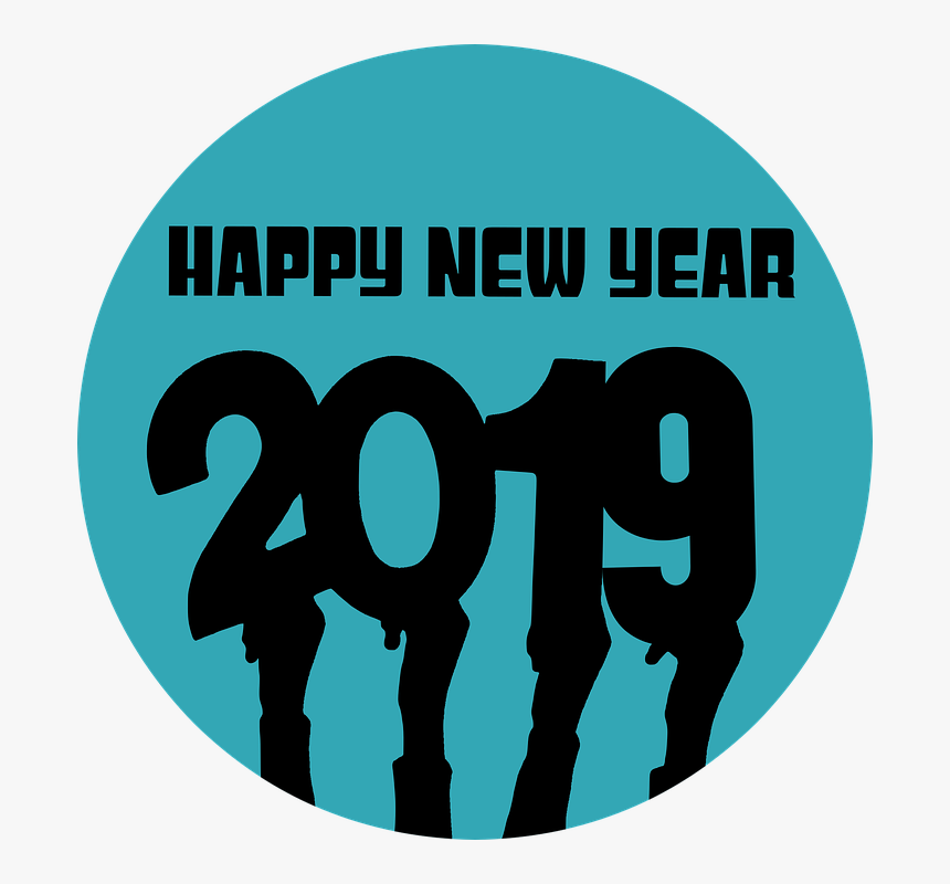 Ano Novo, 2019, Feliz Ano Novo, Silhueta, Mãos, Ano - New Year Whatsapp Dp 2019, HD Png Download, Free Download