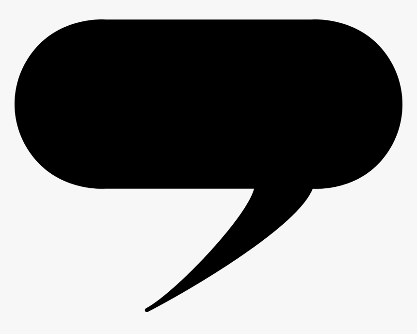 Globo, Discurso, Burbuja, Chat, Cuadro De Diálogo - Black Speech Bubble Vector, HD Png Download, Free Download