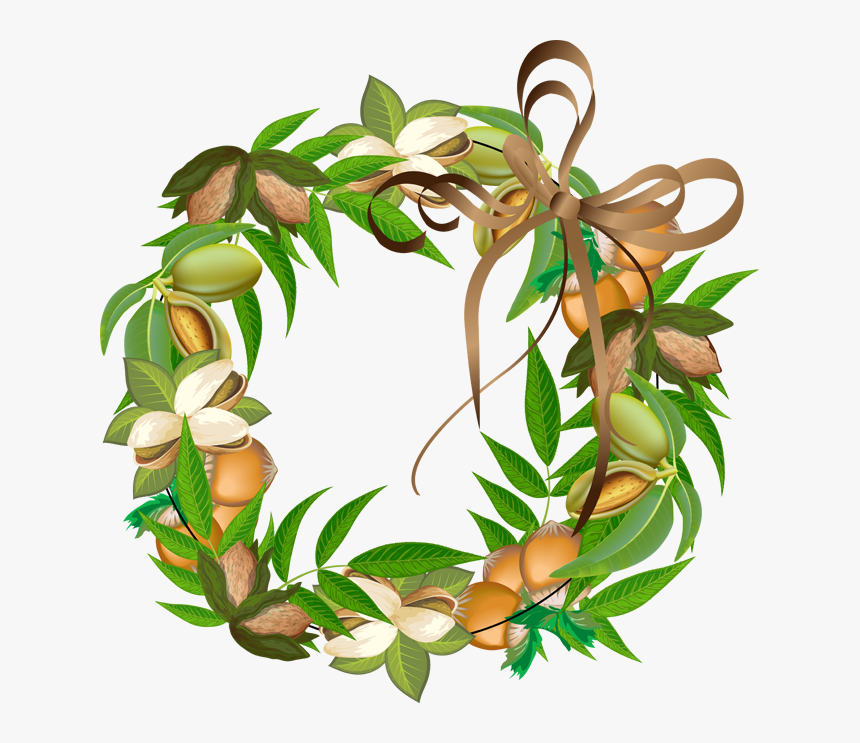 Fall Wreath Made Of Nuts Png Clipart Best Clipart Best, Transparent Png, Free Download