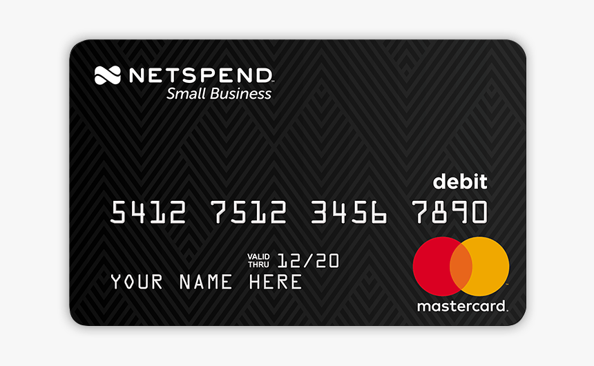 Netspend Small Business Prepaid Mastercard - Credit Card, HD Png Download, Free Download