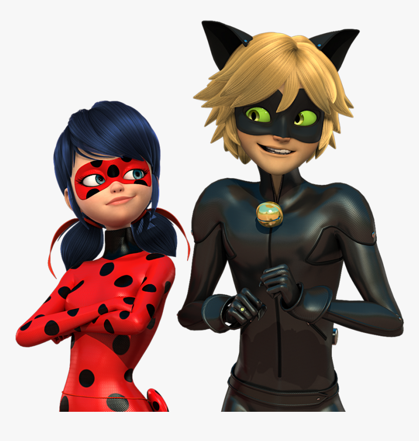 Miraculous Ladybug Ladybug And Chat Noir, HD Png Download, Free Download
