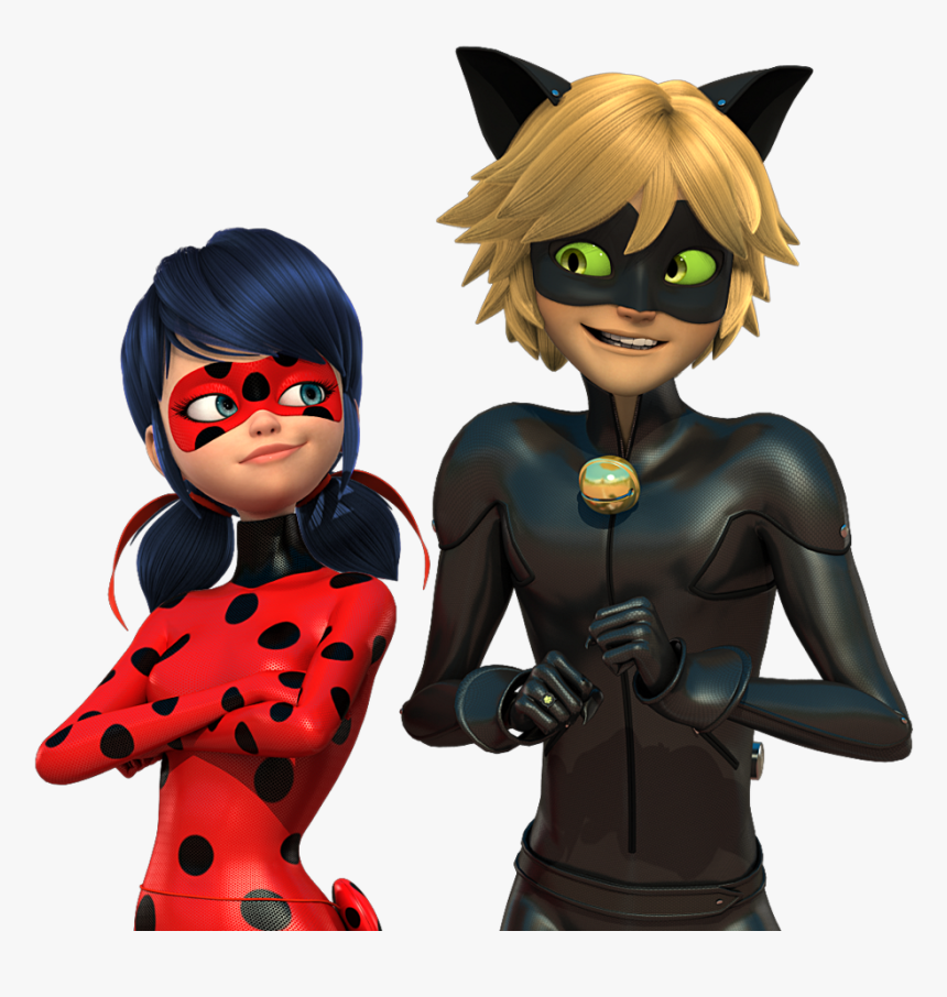 Miraculous Ladybug Ladybug And Chat Noir Hd Png Download Kindpng