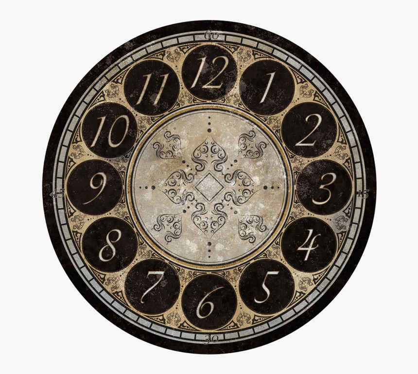 Gothic Clock - Old Clock Without Hands, HD Png Download, Free Download