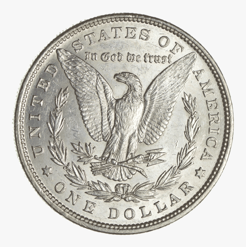 Quarter Silver Dollar Coin Morgan Dollar - Silver Dollar Coin Png, Transparent Png, Free Download