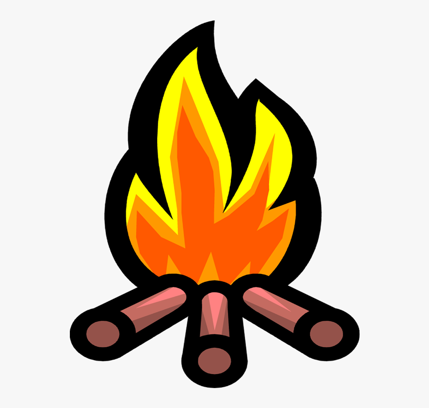 Campfire Png Clipart - Drawl A Camp Fire, Transparent Png, Free Download