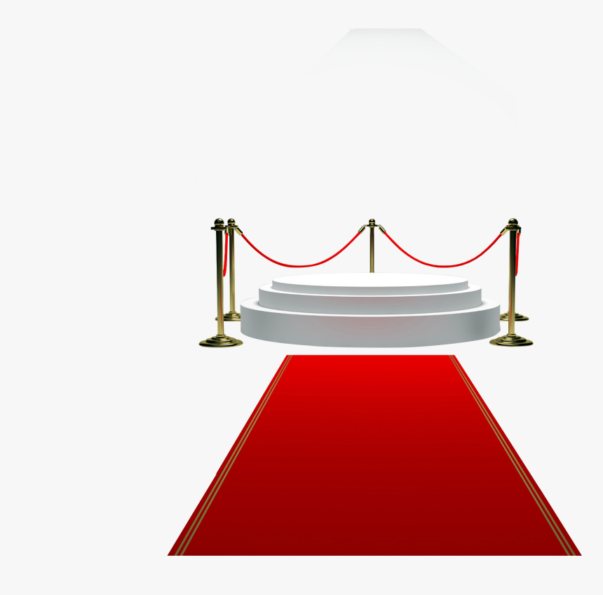 Podium Clipart Red Carpet - Alfombra Roja Png, Transparent Png, Free Download