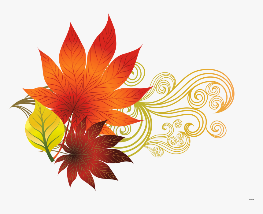 Clipart Fall Border Design - Fall Leaves Clip Art Free, HD Png Download, Free Download