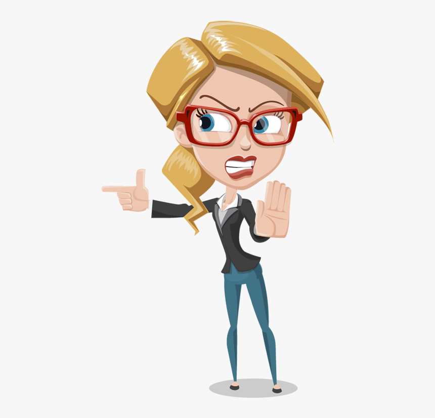 annoyed person clipart