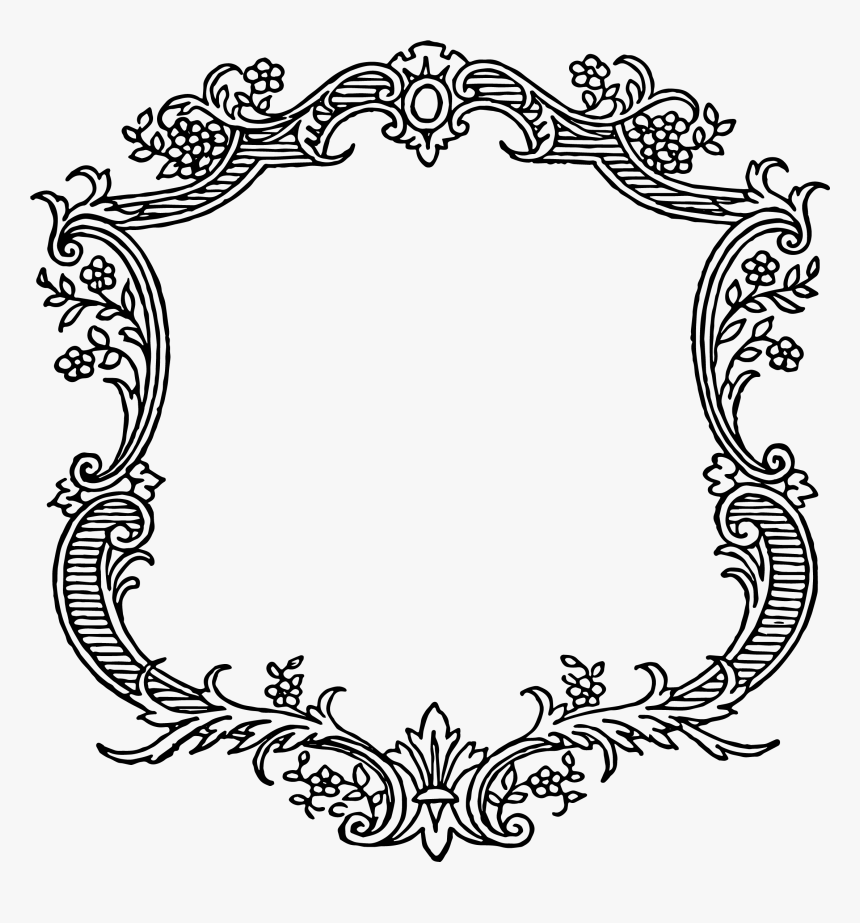 Vintage Frame Vector Png - Vintage Vector Border Png, Transparent Png, Free Download