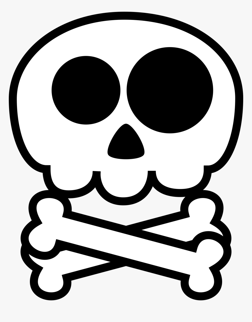 clipart skull and crossbones