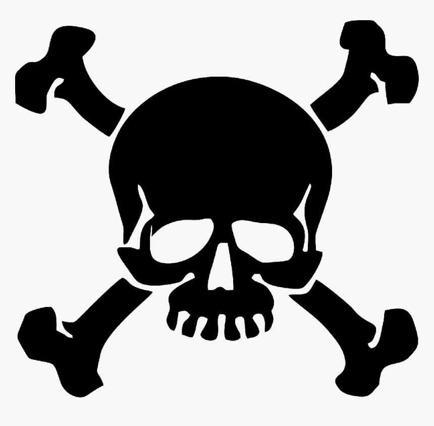Skull Snow Image - Pirate Clip Art, HD Png Download, Free Download