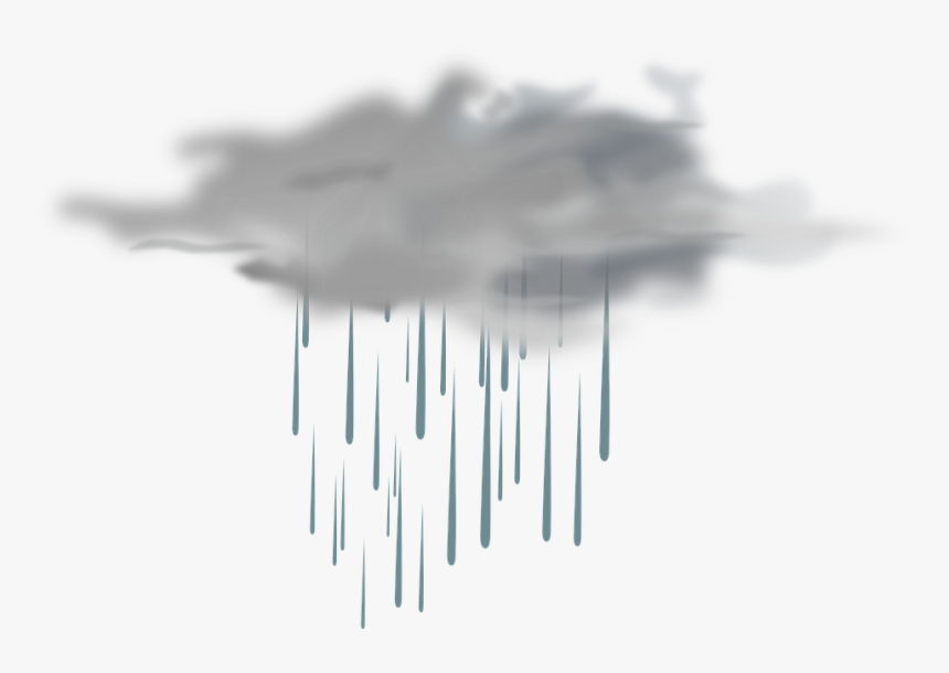 Cloud, Rain, Showers, Weather, Weather Forecast - Transparent Thunder Cloud Png, Png Download, Free Download