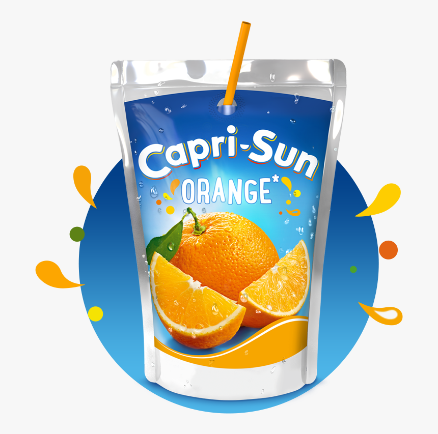 Cs Images Website Core Orange Clean Splashes - Capri Sun, HD Png Download, Free Download