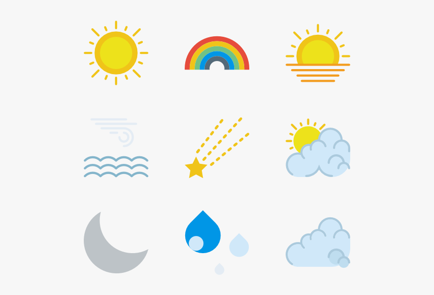 Weather Set - Sun Path Icon Png, Transparent Png, Free Download