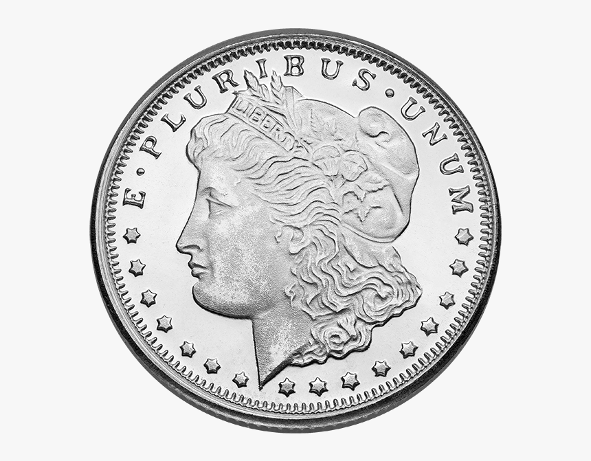 Morgan Silver Dollar Png, Transparent Png, Free Download