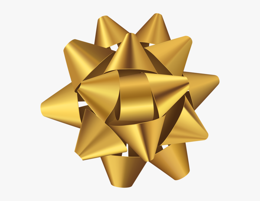 Gold Bow Png, Transparent Png, Free Download