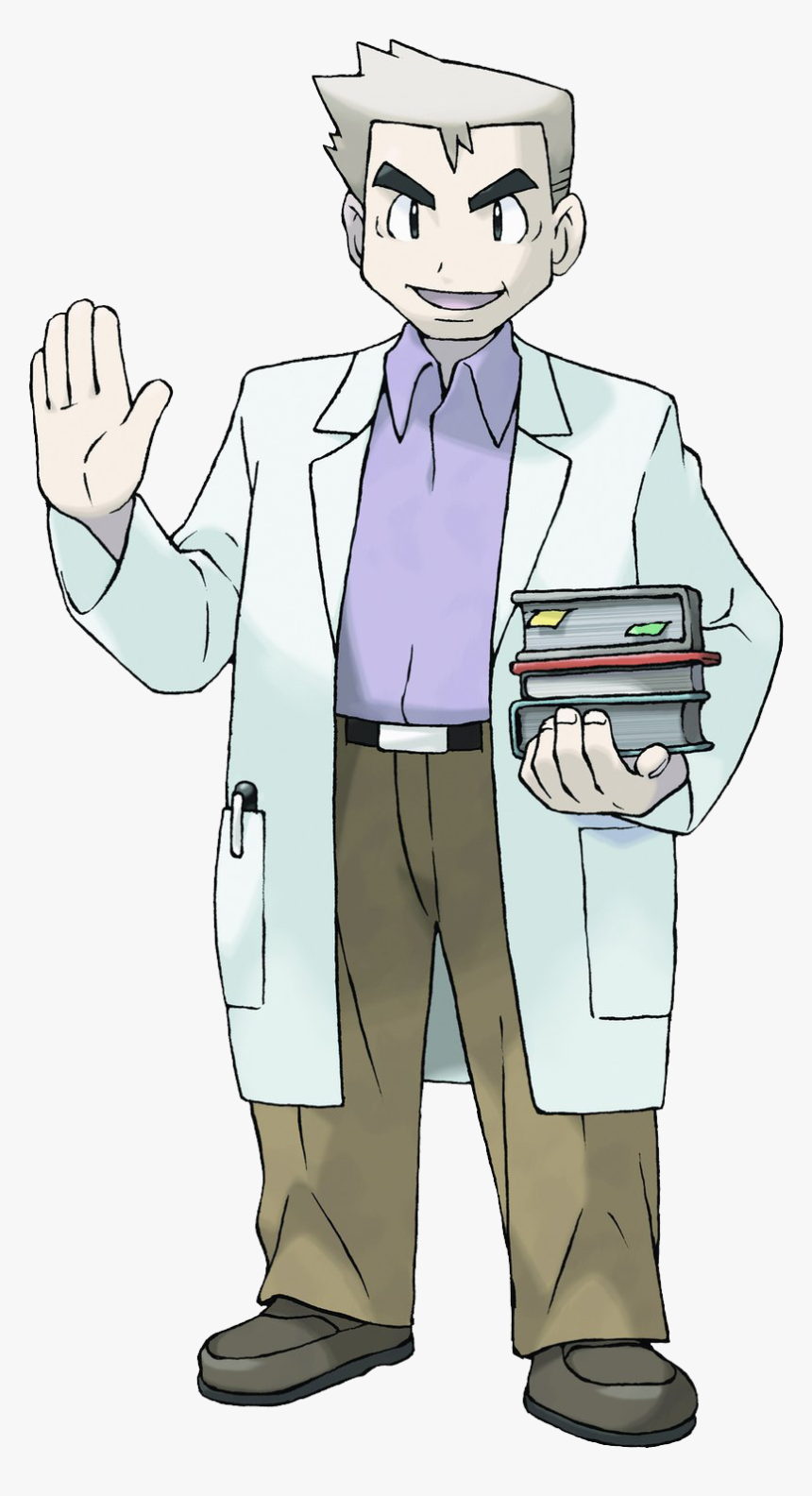 La Mejor Enciclopedia Pokémon - Pokemon Professor Oak Sprite, HD Png Download, Free Download