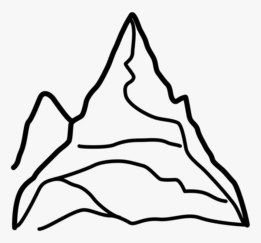 Transparent Montaña Dibujo Png - Mountain Clip Art, Png Download, Free Download