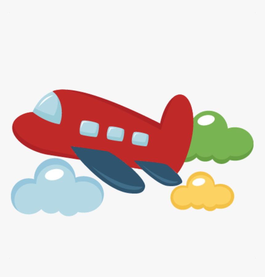 Airplane Aviation Clipart Toy Plane Cute Transparent - Airplane Clipart Kids, HD Png Download, Free Download