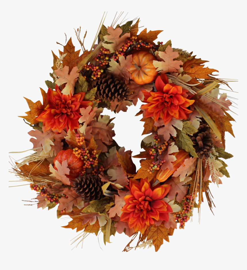 Fall Door Wreath, HD Png Download, Free Download