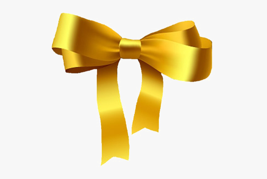 Gold Ribbon Png, Transparent Png, Free Download