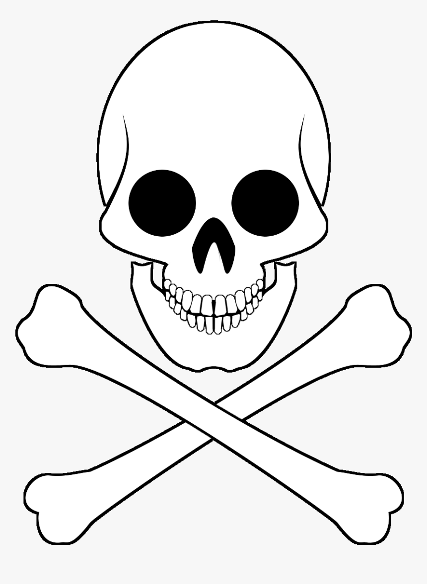 clipart skull and crossbones