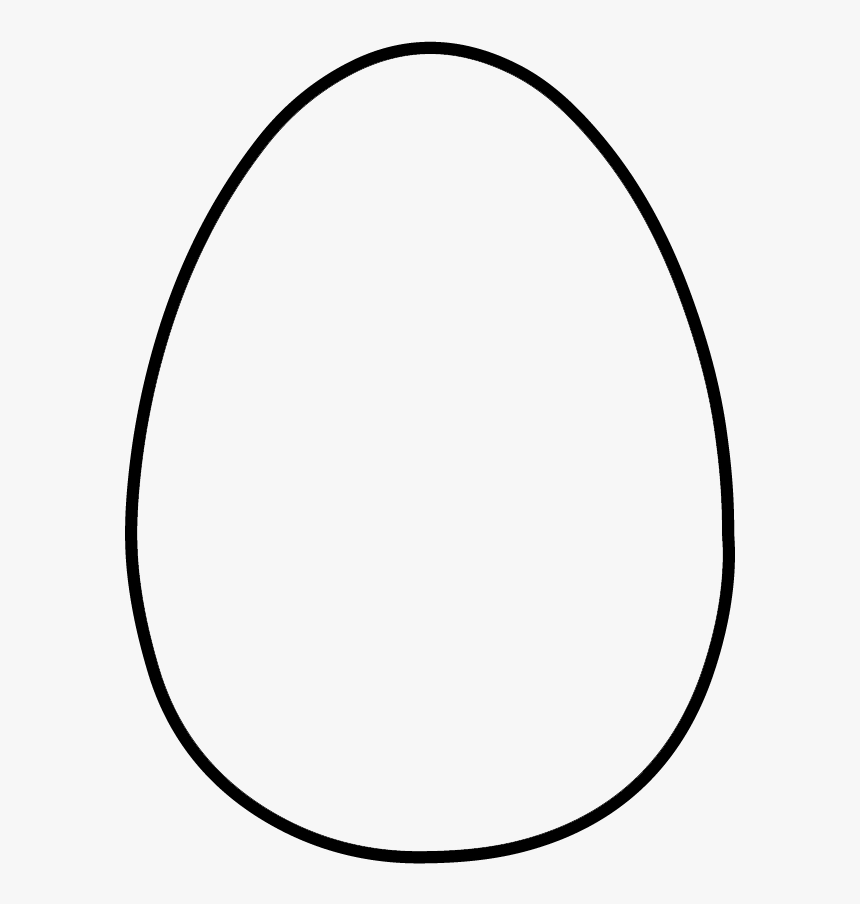 Drawn Egg Blank - Яйцо Шаблон, HD Png Download, Free Download