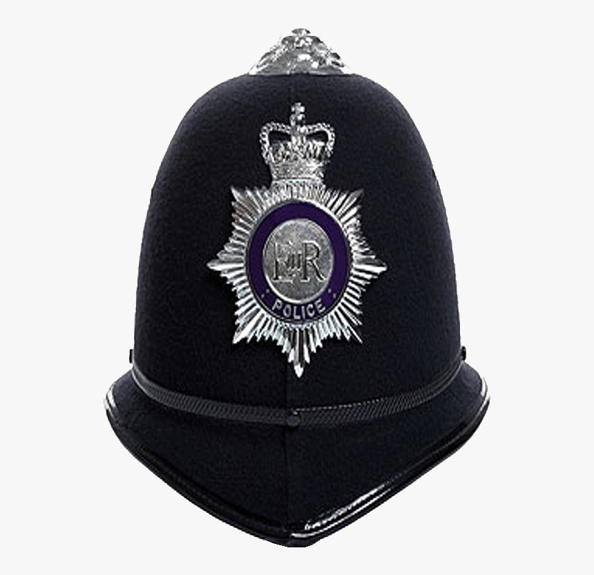 British Police Helmet Transparent Background - Old Fashioned Police Hat, HD Png Download, Free Download