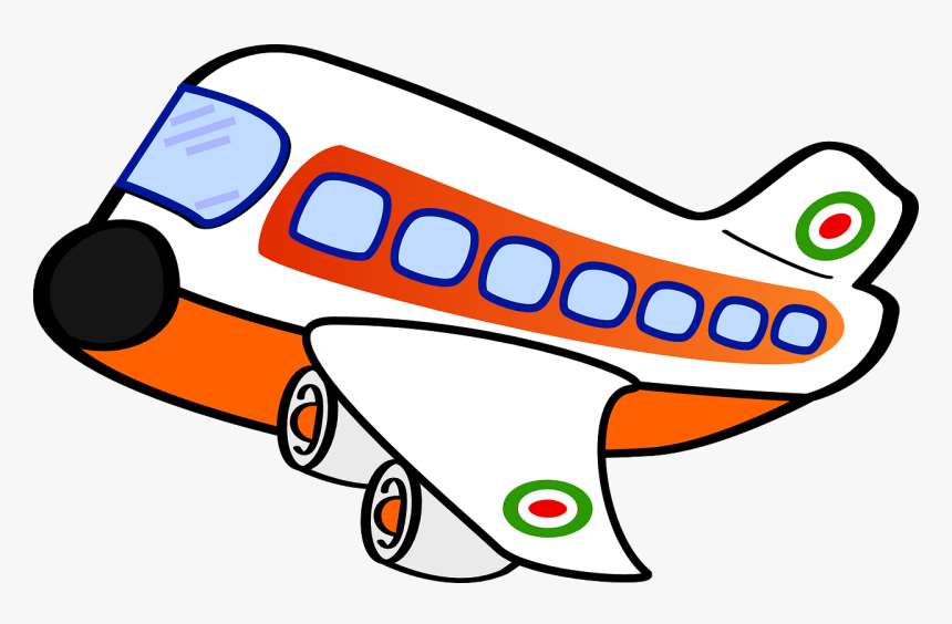 Airplane, Funny, Passenger, Plane, Jet, Airline - Jumbo Jet Clip Art, HD Png Download, Free Download