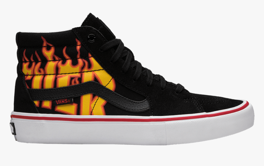 Supreme X Sk8 Hi "glow In The Dark Skull Pile - Vans X Thrasher Sk8, HD Png Download, Free Download