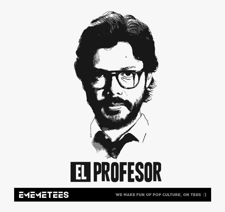El Profesor - El Professor Casa De Papel Face, HD Png Download, Free Download
