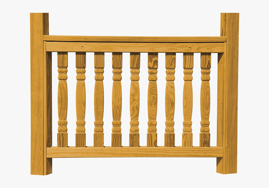 Wood Railing Png, Transparent Png, Free Download