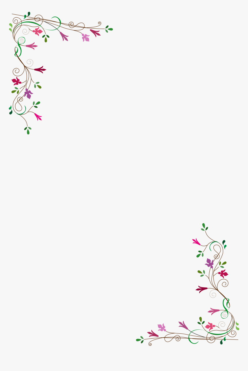 Vintage Flower Frame Vector Png, Transparent Png, Free Download