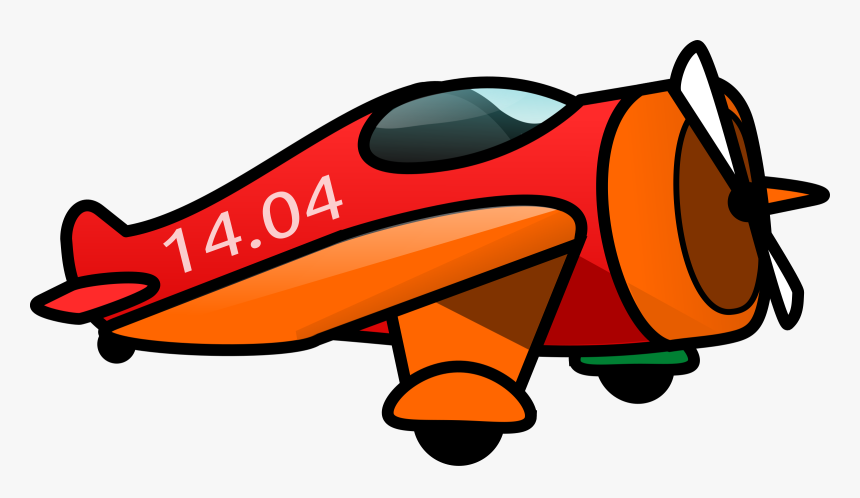 Transparent Small Plane Png - Cartoon Airplane Png Clipart, Png Download -  kindpng